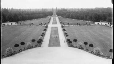 Veduta del parco di Stupinigi, 1901 circa